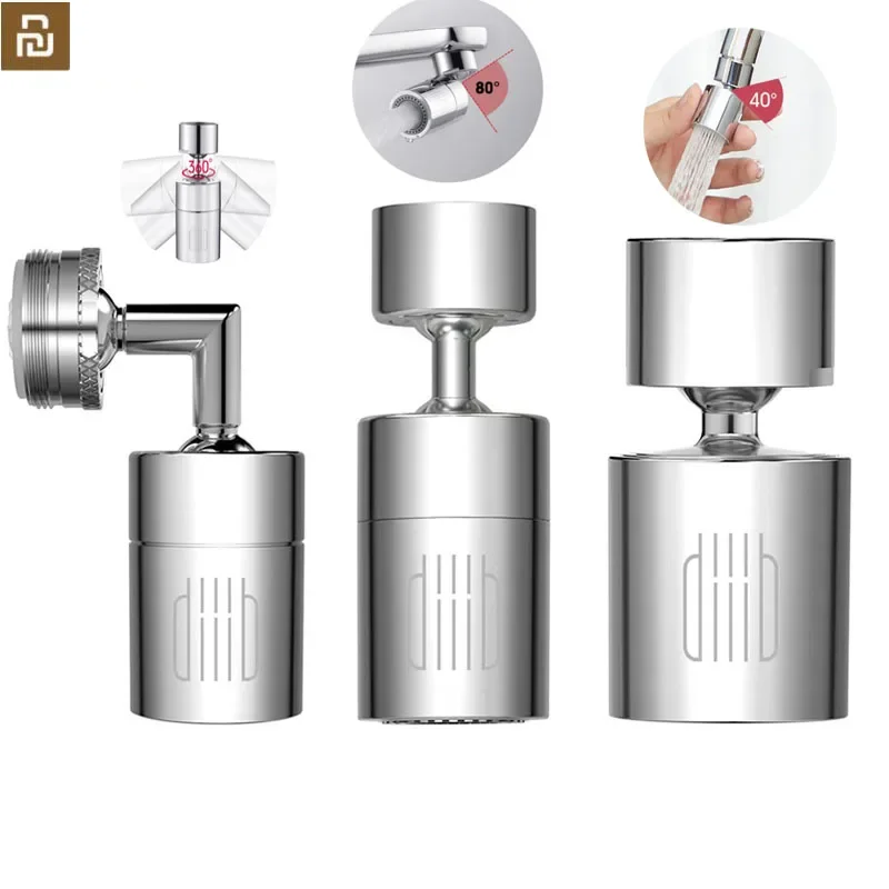 Youpin Diiib Kitchen 360-Degree Faucet Aerator Water Tap Nozzle Bubbler Water Saving Filter Double Function 2-Flow Splash-proof