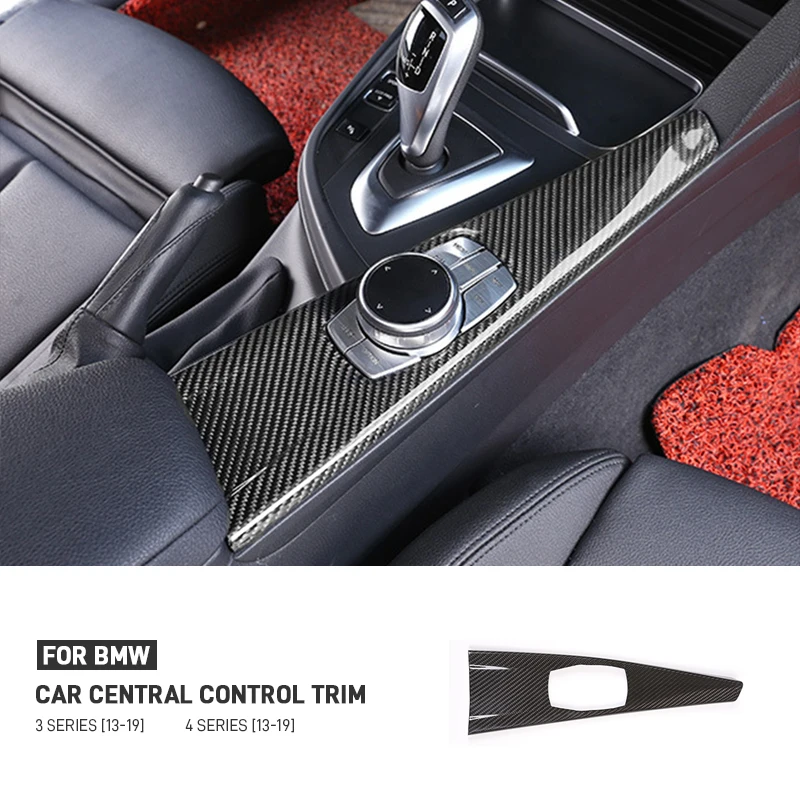 

Car Carbon Fiber Center Console Gear Shift Panel Trim Sticker Cover Interior For BMW 3 4 Series F30 F31 F32 F36 3GT 2013-2019
