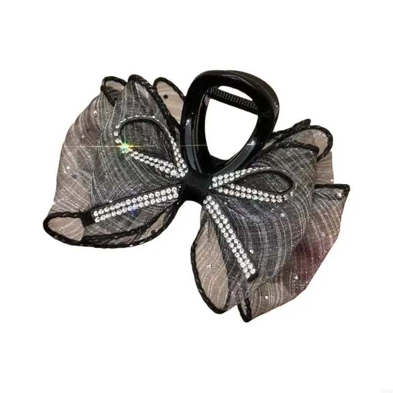 U0de Big Banana Clips, сильные заклейки с челюсти зажимы для женщин для женщин склоняют когтя