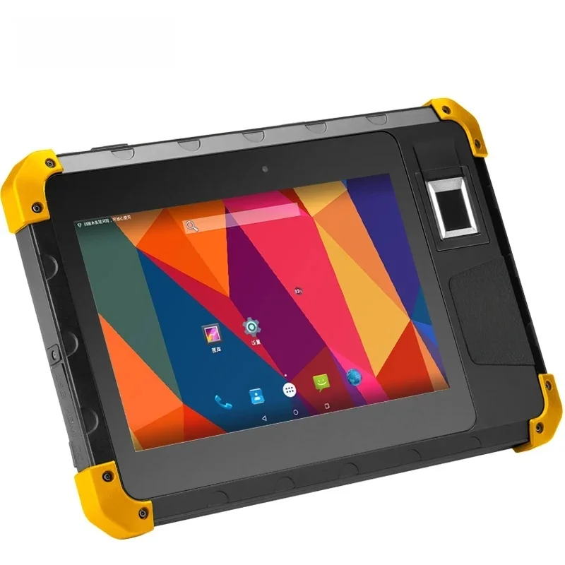 

8 inch IP68 Rugged Industrial PDA NFC RFID Fingerprint Reader Android Tablet PC with 4G 2D Barcode Scanner