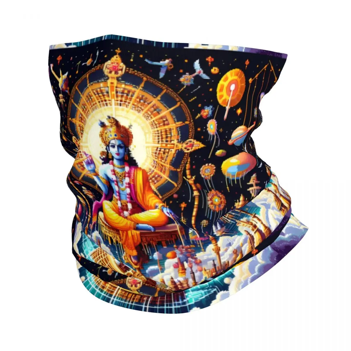 Beautiful Dance Scarf Neckerchief Neck Face Mask Polyester