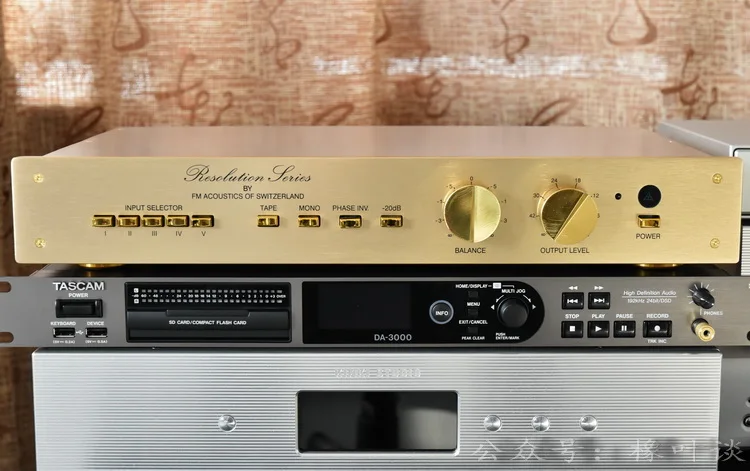 High end FM Acoustics 255 MK2R Balanced Preamplifier  1:1 replica of the original machine 19510A 19200