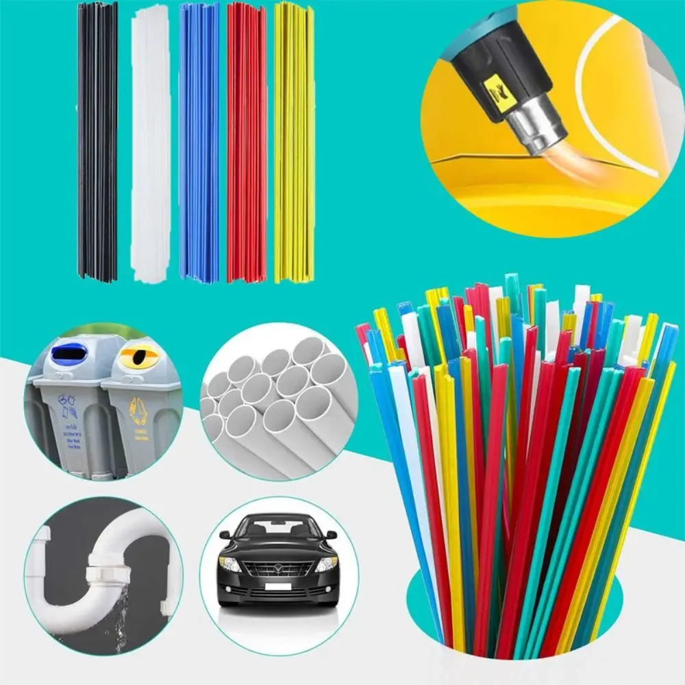 10Pcs Colourful Plastic Welding Rods PP Welding Sticks Bumper Plastic Welding Wire High Quality Repair Tools Accessories