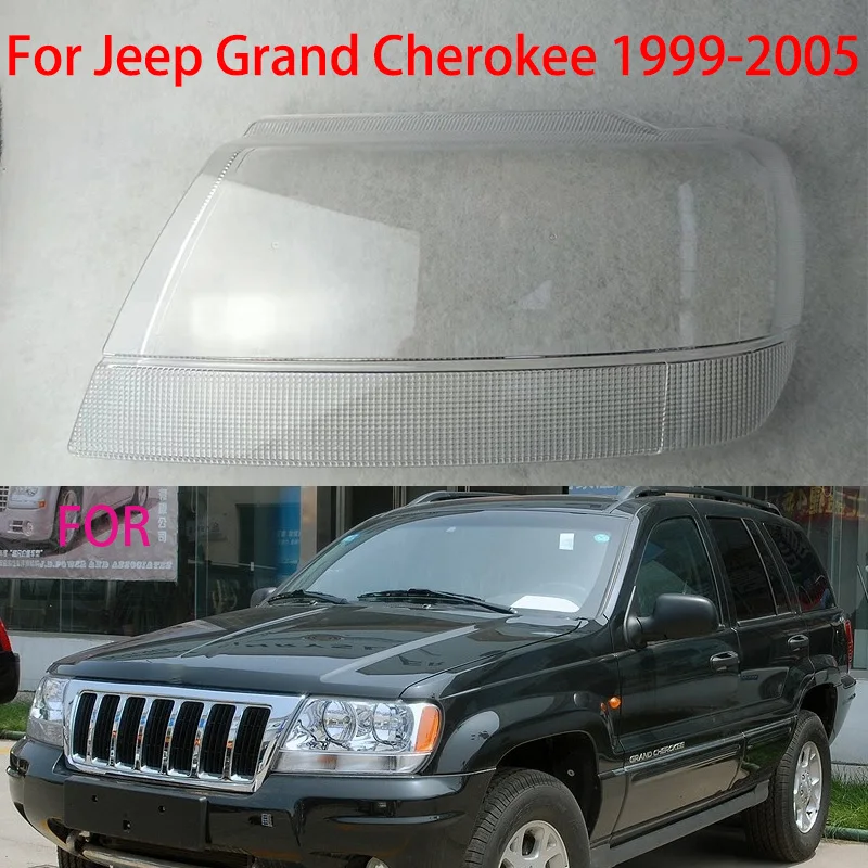 

For Jeep Grand Cherokee 1999-2005 Headlight Lampshade Headlight Glass LampshHeadlight Lampshade Headlight Glass Lampshade Shell