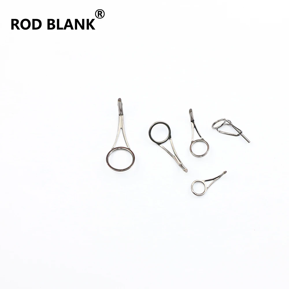 Rod Blank 5Pcs/Set Guide Stainless Steel Ice Fishing Rod Guide Rod Building Repair Accessory