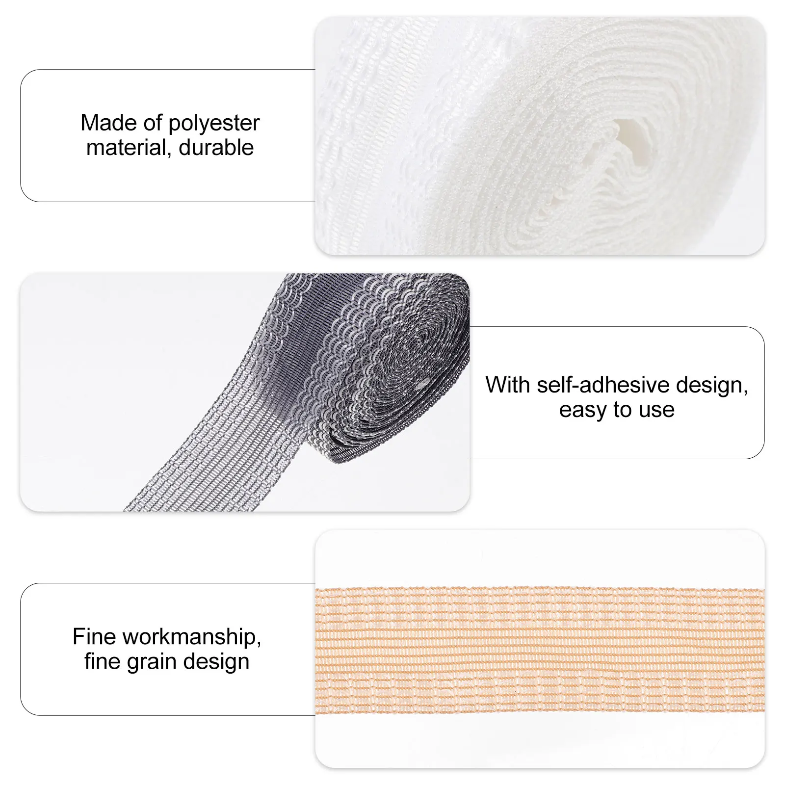 

No Sew Hemming Tape Trouser Stickers Clothing Decor Accessories Polyester Jeans Tailoring DIY Pants Customization