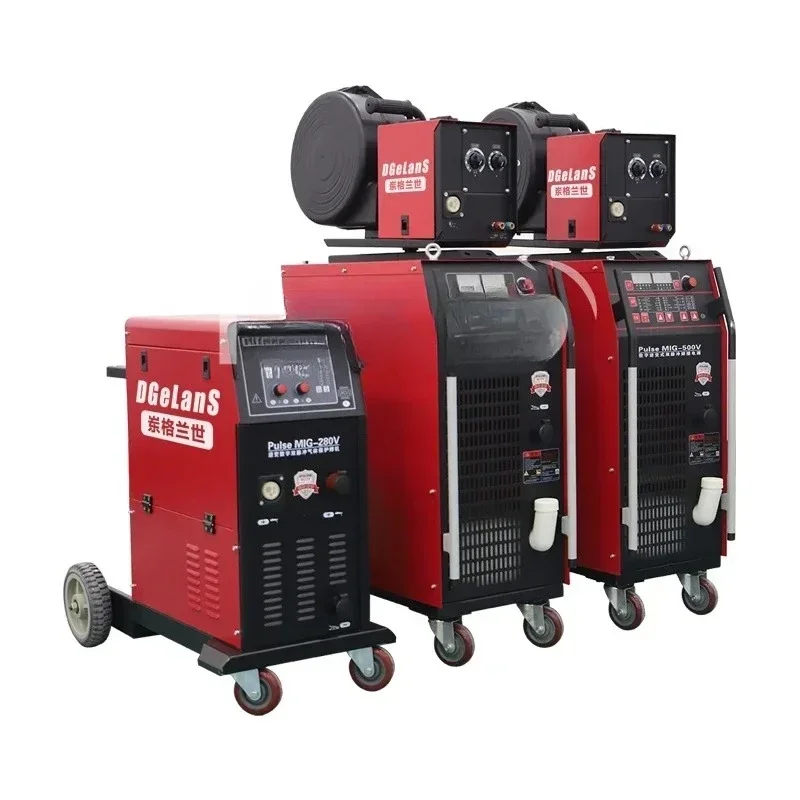 MIG-280V / 350V  500V digital double pulse aluminum alloy gas shielded welding machine industrial grade