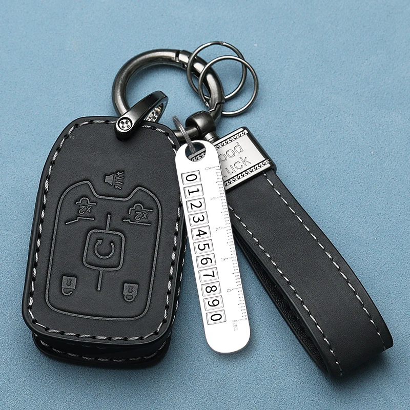 New Car Remote Key Case Cover Keychain for GMC Acadia Tahoe Yukon Suburban Silverado Sierra Terrain for Chevrolet Accessories