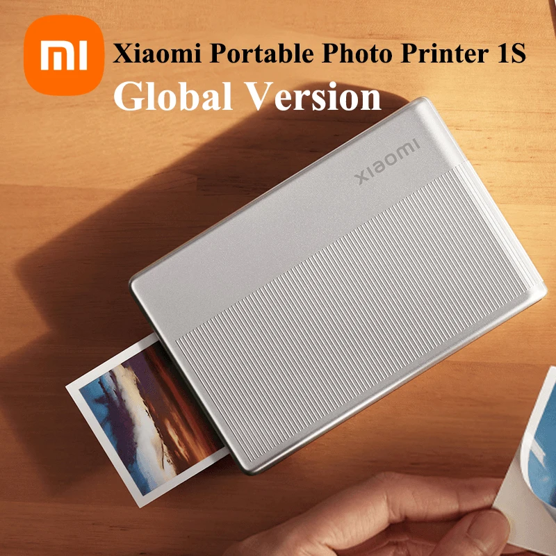 

Global Version Xiaomi Portable Photo Printer 1S Thermal Print Bluetooth 5.2 ZINK Inkless Technology Wireless Photo Printing
