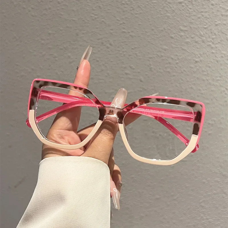 New Fashion Cat's Eye Dopamine Color Eyeglass for Women Anti-Blue Light Daily Wear Computer Gaming Anti Fatigue Eyewear