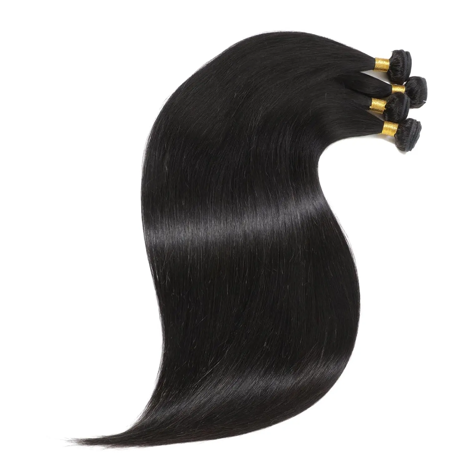 Straight Bundles Human Hair (22 24 26 Inch) 100% Unprocessed 10A Brazilian Human Hair Bundles