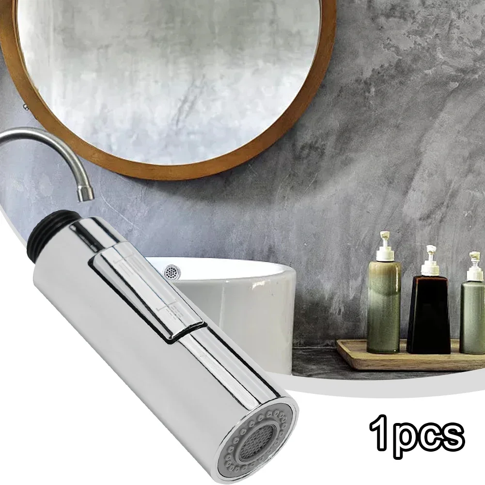 1pc Sprayer Head Kitchen Sink Pull-out Hot Cold Faucet Nozzle G1/2 Basin Shower Head ABS 85x30mm Centralized Type Accessories