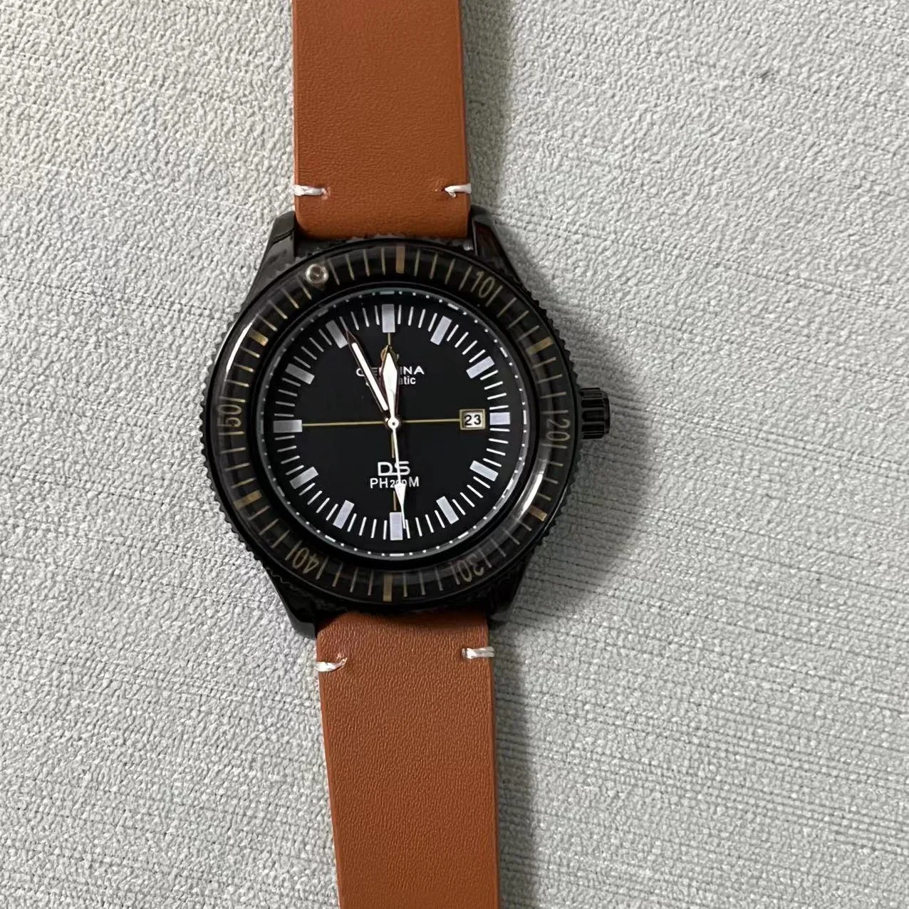 Men's Watch Nylon Leather Strap Watch DS PH200M Quartz Watch Luxury Watch Business Leisure Fashion Wrist Watch