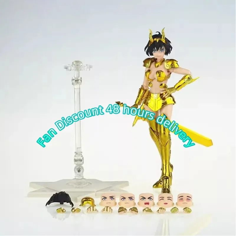 

В НАЛИЧИИ: Gt Female Goat Sacred Contract Gold Armor Fighter Myth Andrea Fan hobby