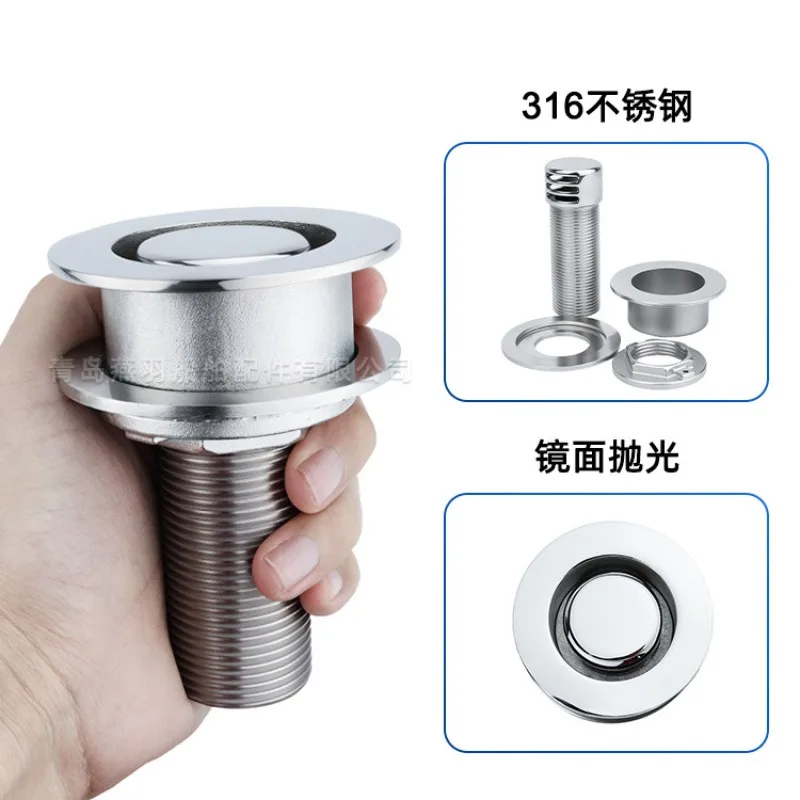 1-1/2 inch 25mm ventilation hole 316 stainless steel marine hardware, yacht accessories ventilation cover outlet cap