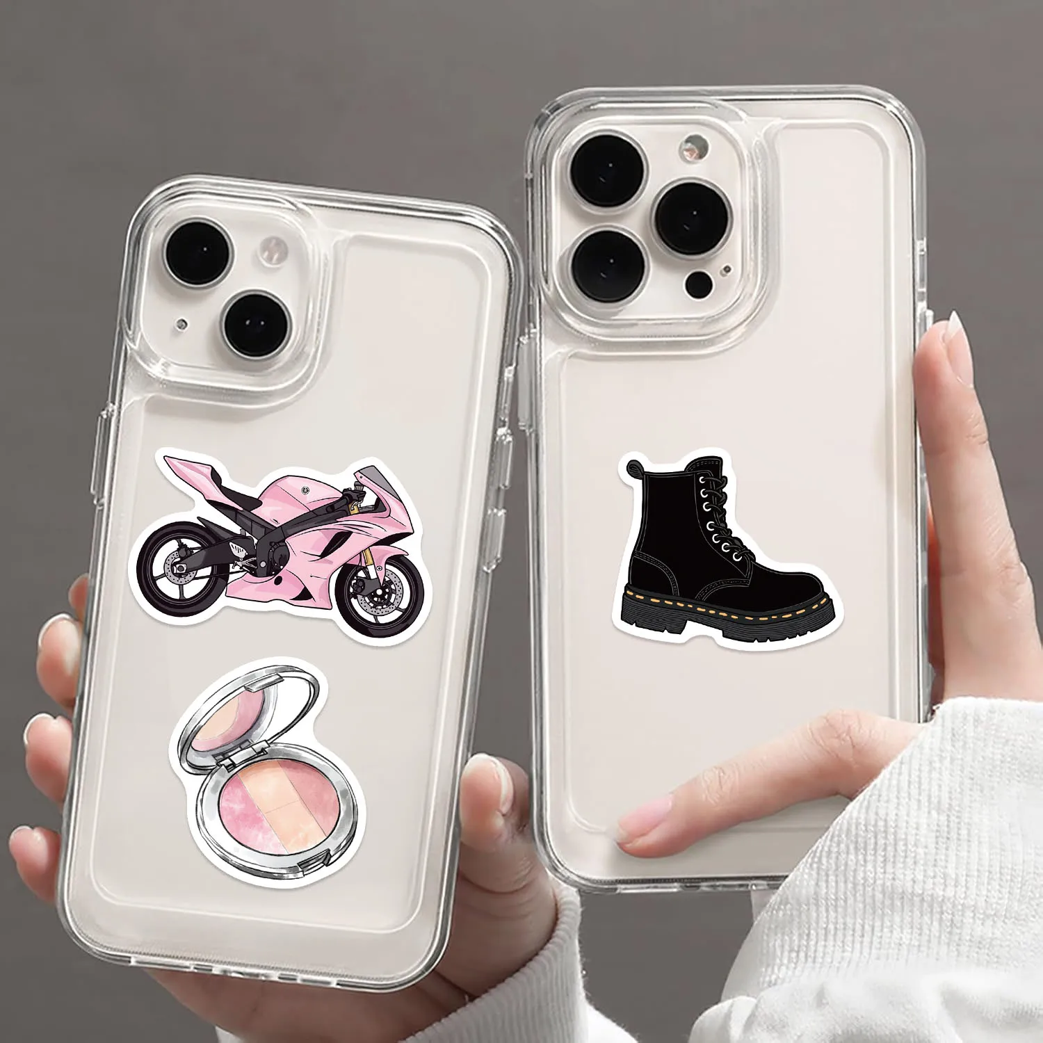 50pcs Leisure and lifestyle stickers, exquisite and cool graffiti stickers, cartoon stickers, fun and classic gift decorations