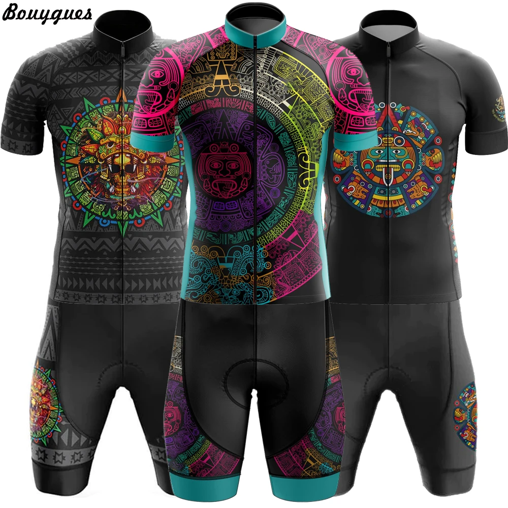 2022 NewShort Manica Ciclismo Jersey Suit Uomo Bicicleta Abbigliamento Antivento Traspirante Pro Abbigliamento da bicicletta Set Sport all\'aria