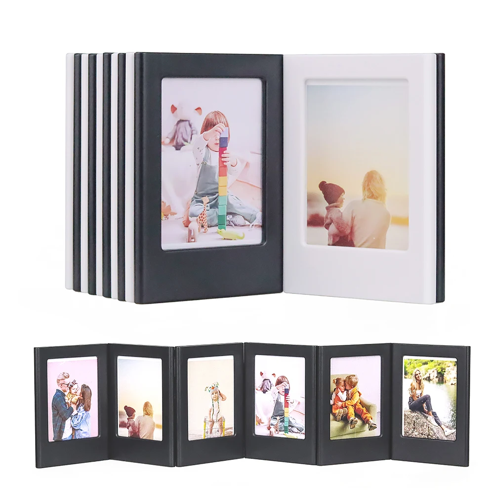 5-20PCS Free Combination Magnetic Photo Frame For Fujifilm Instax Mini 12 Film Mini SE 99 11 8 7+ 40 Evo Instax Film Photo Frame