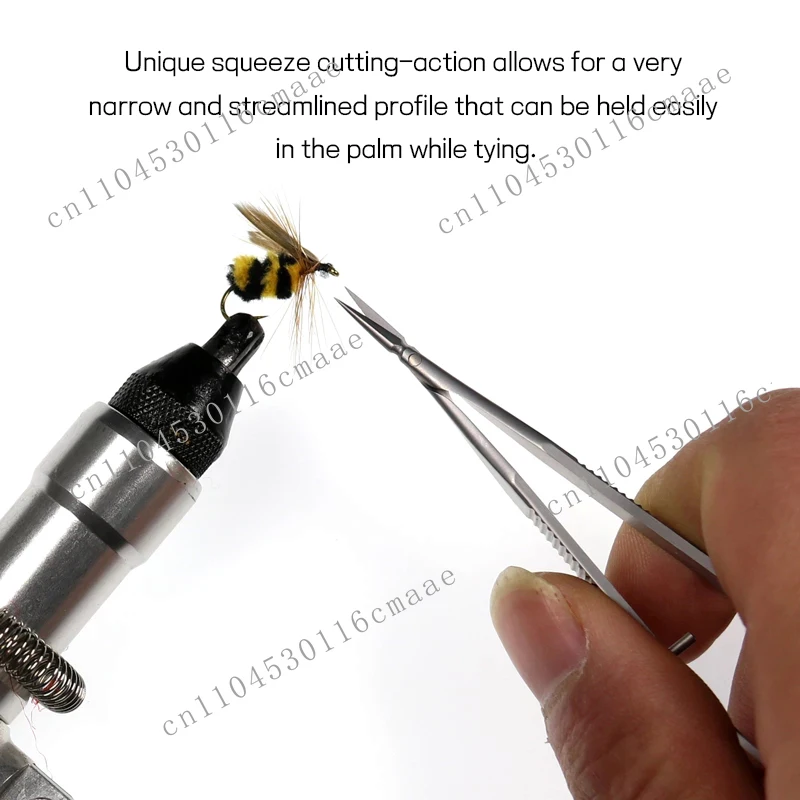 

11cm Stainless Steel Micro Tip Fly Tying Scissors Sharp & Small Trimming Scissors for Fly Fishing Nymph Dry Fly Streamer