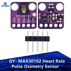 EGBO GY- MAX30102 Heart Rate Pulse Oximetry Sensor Module I2C 3V-5V