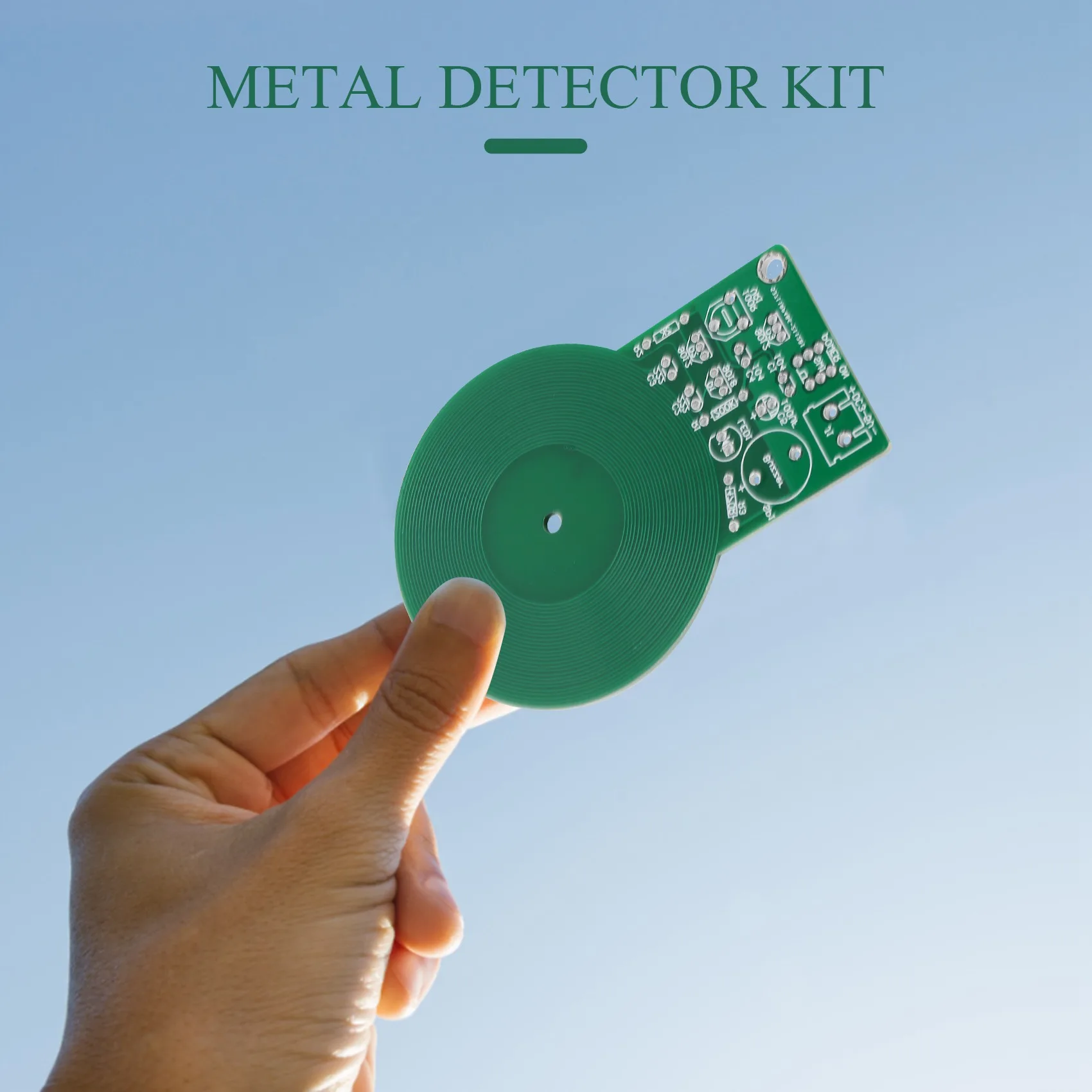 Icstation Less than 60mm Simple Metal Detector,for Assemble Kit DIY Electronic Soldering Practice,Metal Sensor Buzzer Arduino
