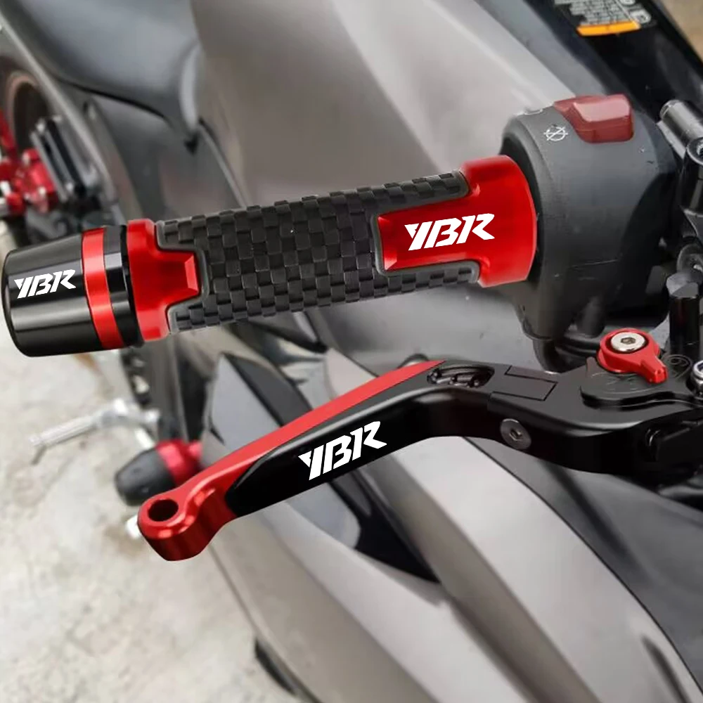 YBR لياماها YBR125 YBR250 YBR 250 2005-2014 2013 2012 دراجة نارية الملحقات قابل للتعديل دواسة فرامل العتلات المقود القبضات