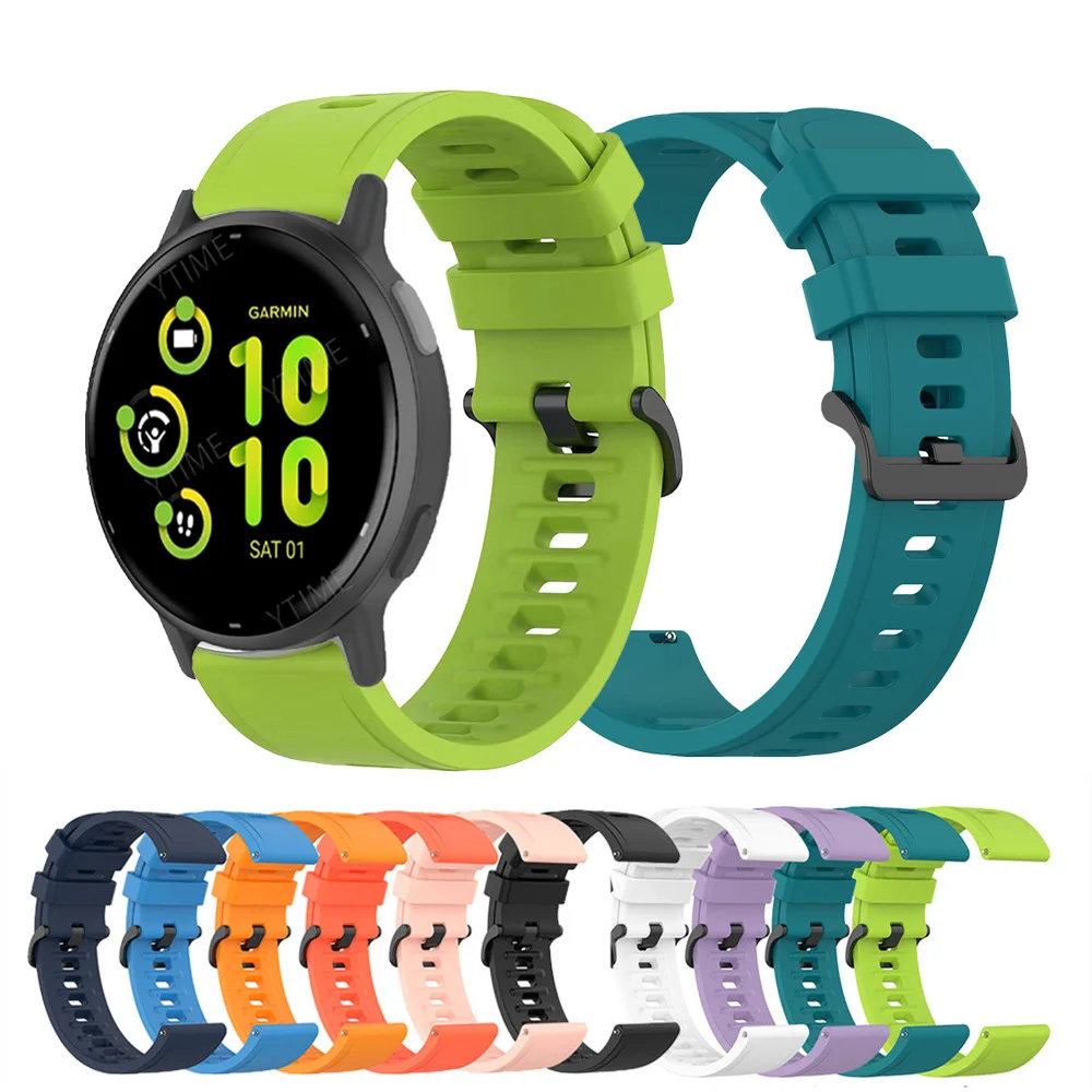 Für Garmin Vivoactive 5 4 3 Uhrenarmband Silikon 20mm 22mm Band Für Garmin Venu 3/2 Plus/Forerunner 255 265 245 55 Sport Correas