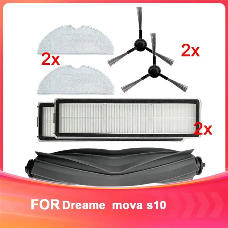 

Набор AUAU-1 подходит для Dreame Mova S10, аксессуары для подметального робота, сменный комплект, расходные материалы для подметального робота,