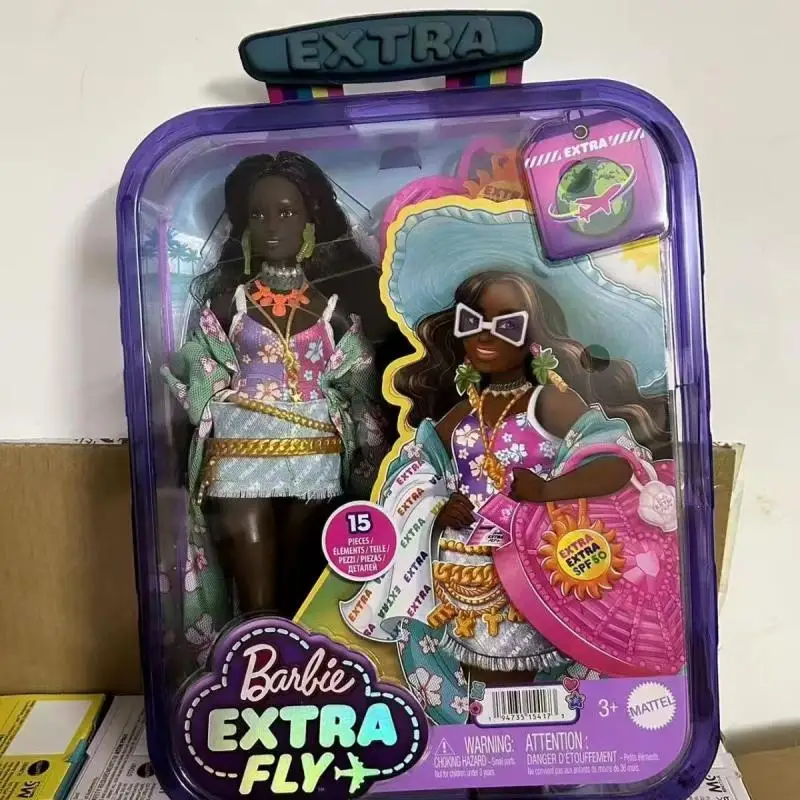 

Новое пятно, аутентичная модная интернет-игрушка для знаменитостей Барби, подарок Барби Extra Fly, серия сюрпризов 2023, подарочная коллекция для женщин