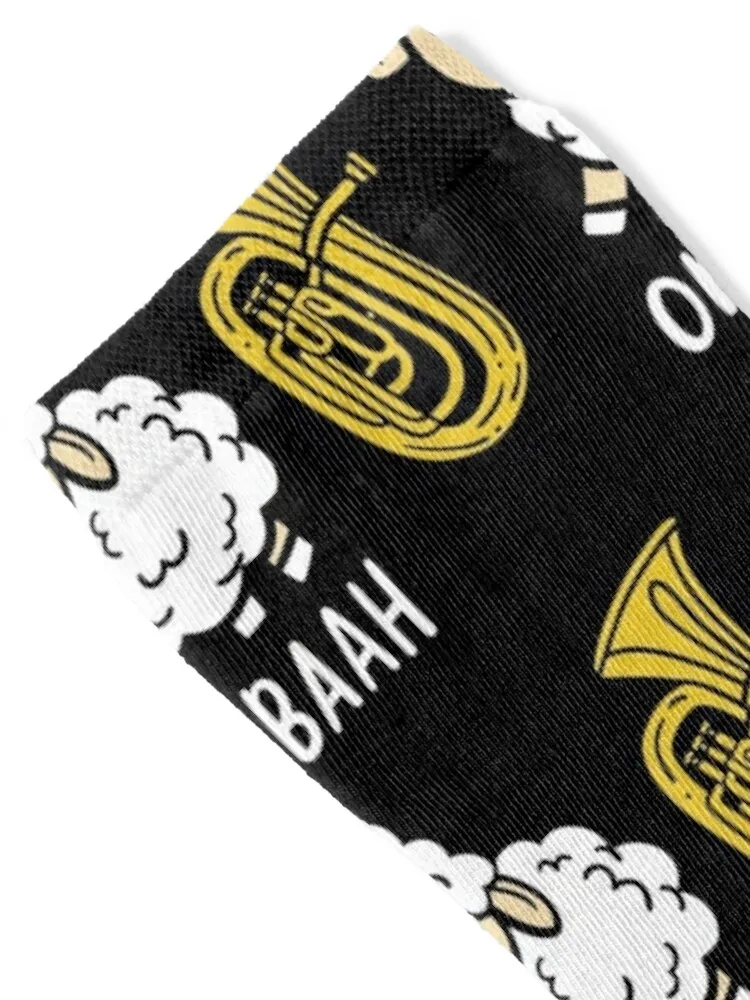 Sheep & Tuba instrument Socks