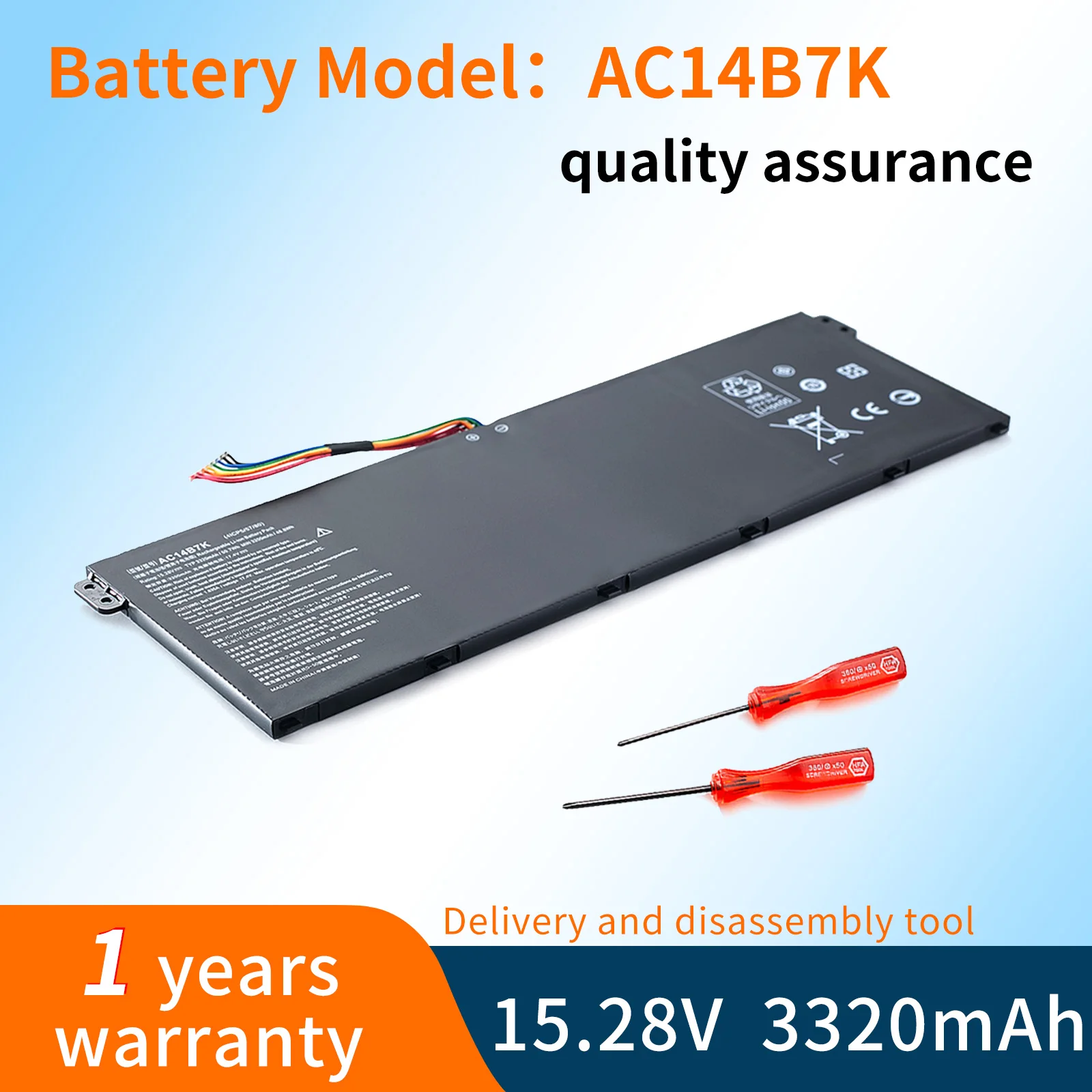 BVBH AC14B7K Li-ion Battery for Acer Predator Helios 300 N17C1 PH315-51 PH317-51 PH317-52 Nitro 5 AN515 AN515-53