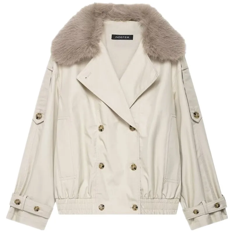 Wasserdichter, lockerer Herbst-Windbreaker für Damen, Faion-Design, neue Ankunfts-Oberbekleidung, Jaet 2025, Herbstkollektion