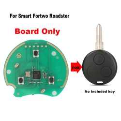 jingyuqin Board Only Remote Car Key For Mercedes Benz Key Smart Fortwo 450 Forfour Roadster Chiave 433MHz Auto Key Fob Blade
