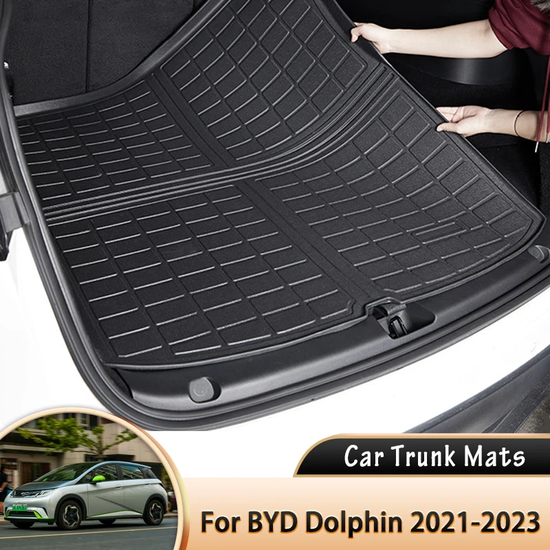 

for BYD Dolphin 2021 2022 2023 2024 EVA Car Rear Trunk Mats Waterproof Protective Liner Trunk Tray Floor Mat Auto Accessories
