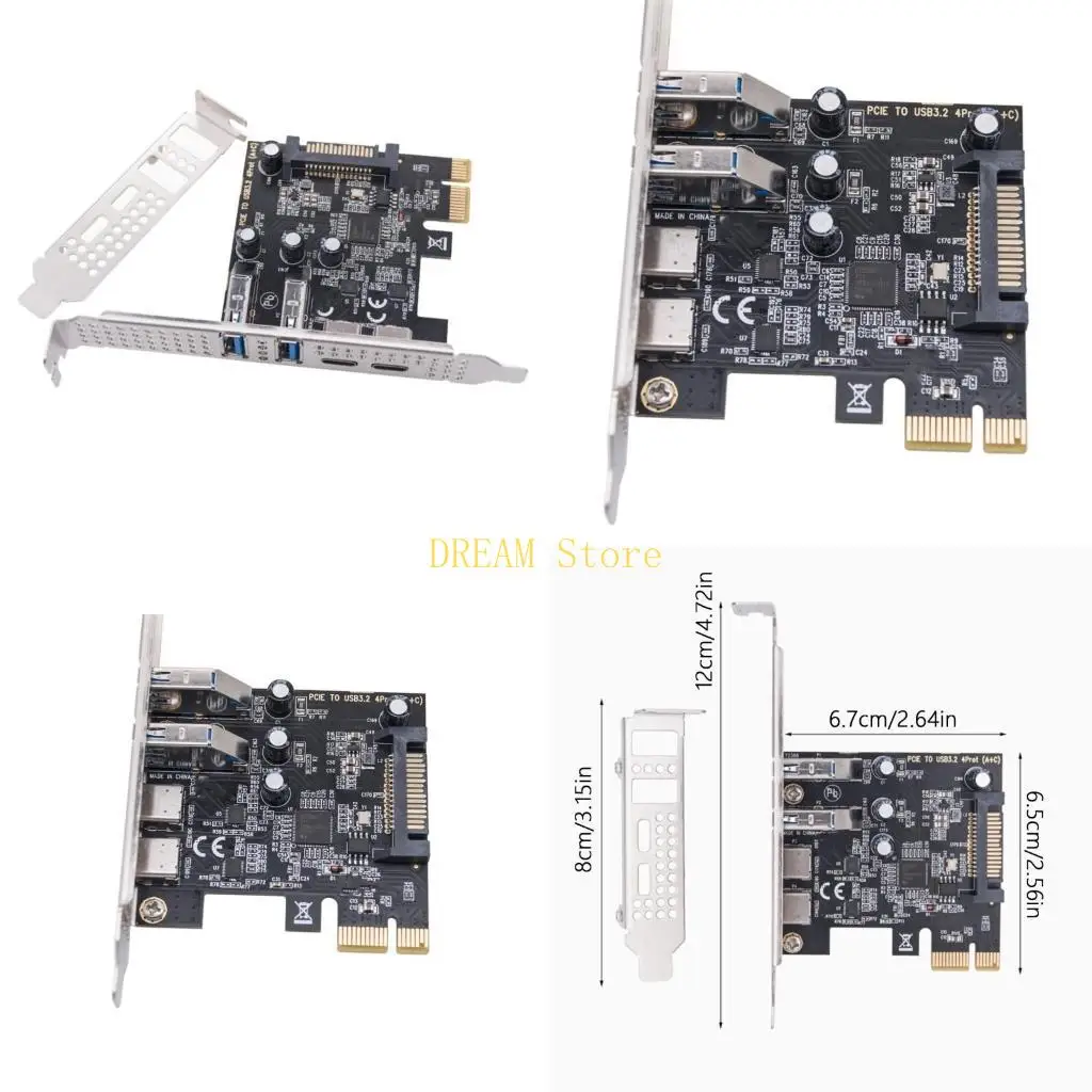 

Настольная карта PCIE TO USB 3.2 Расширение карты расширения для ПК D720201 Лучшая продажа