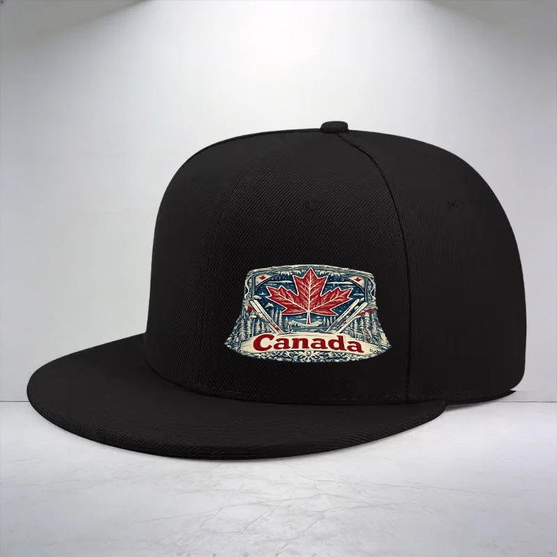 Canadian Maple Leaf Print Baseball Cap for Men & Women - Unisex Outdoor Hat Suitable for Travel,, Photography, Day, Events, - We