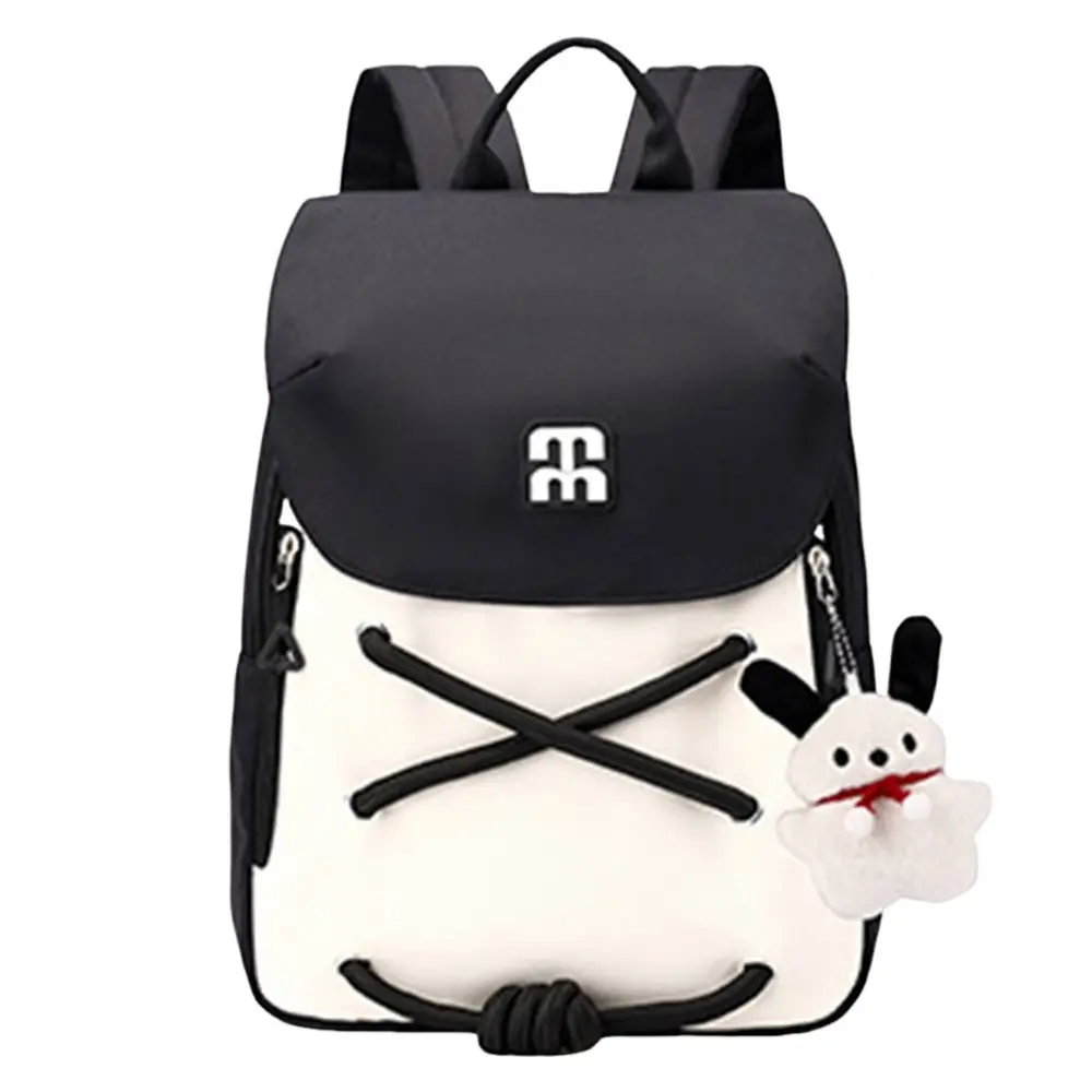 حقيبة ظهر عصرية ذات سعة كبيرة ملونة كورية متعددة الوظائف حقيبة كتب كاجوال قابلة للتنفس حقيبة ظهر مدرسية للطلاب