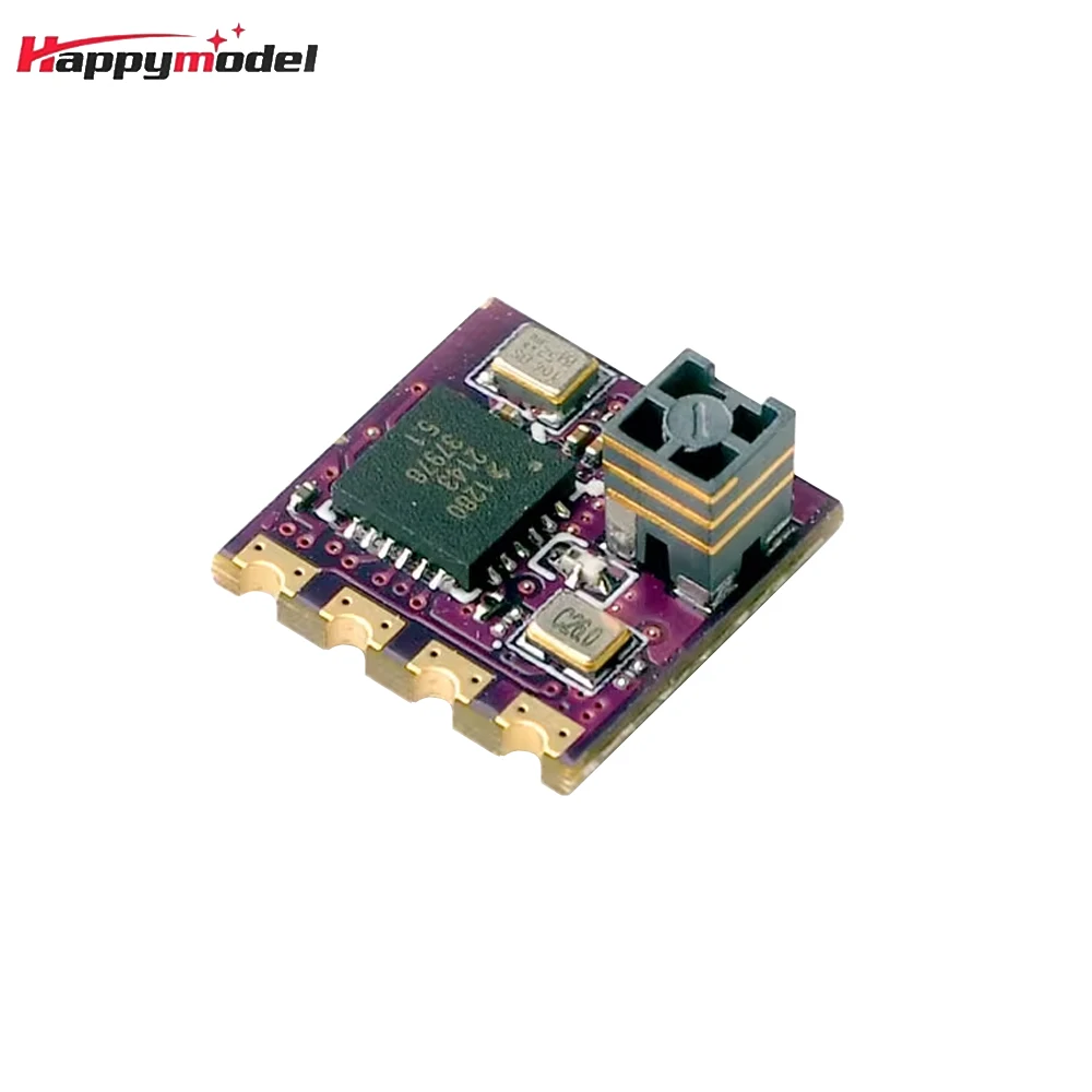 長い範囲のhappymodelレシーバーfpvフリースタイルドローン、mcu expresss、elrs tcxo、ep1 ep2 ep1デュアルism 2.4ghz、esp8285
