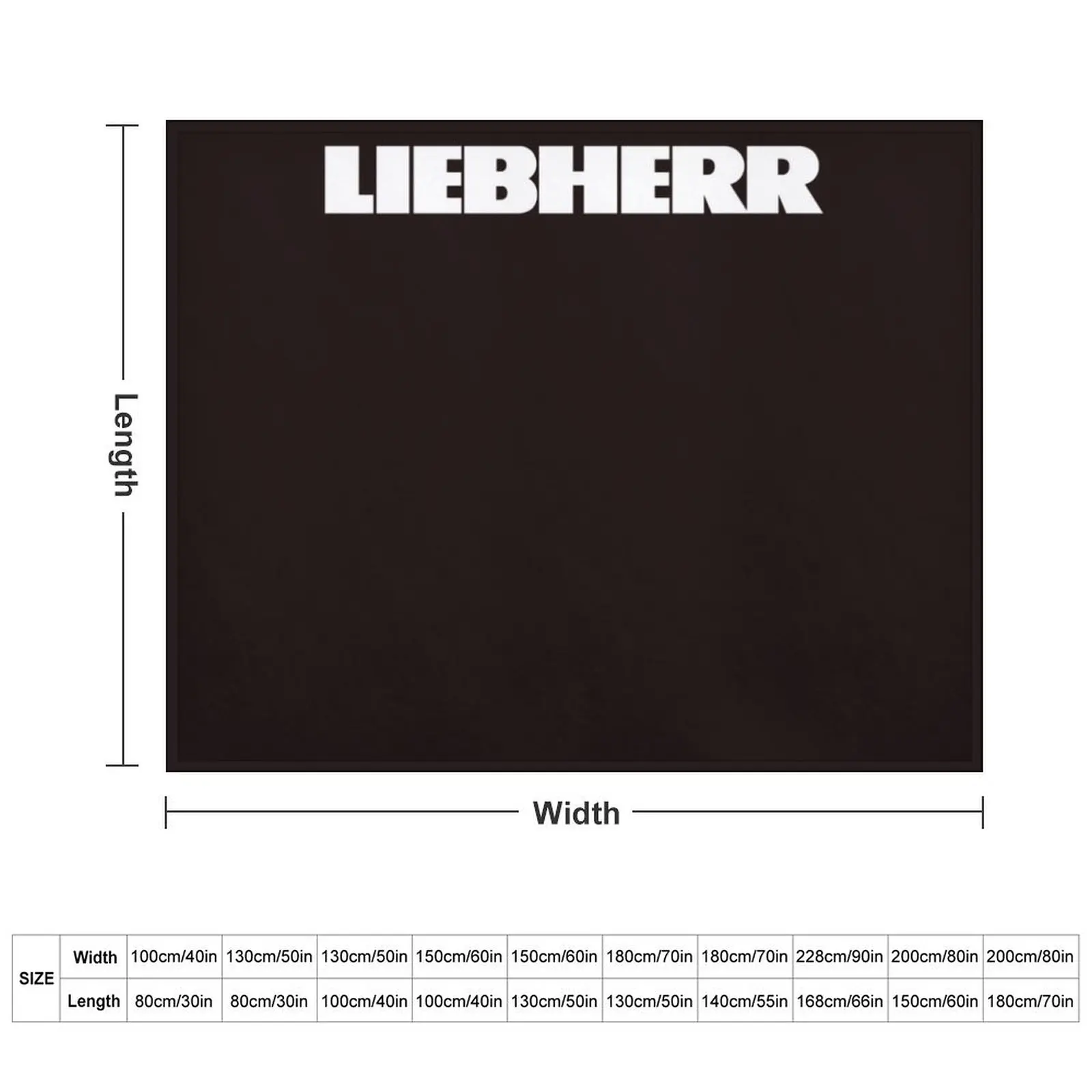 Best seller liebherr merchandise essential t shirt Throw Blanket Retros decorative Furrys warm for winter Blankets