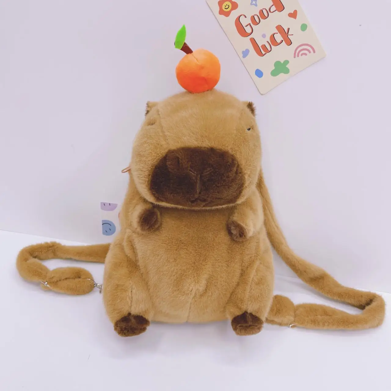 Kawaii Fashion Plushie Doll Capybara Plush Backpack Handbag Children\'s Bag Shoulder Bag Mini Knapsack Bags Gifts For Girlfriend