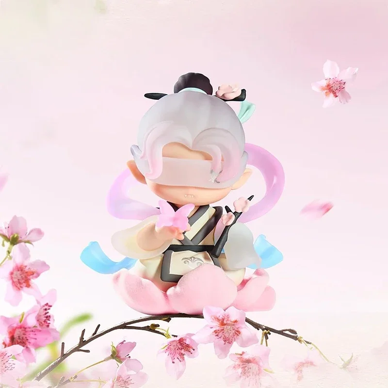 Lodii a música das montanhas e rios série caixa cega brinquedos kawaii anime figura de ação surpresa caixa mistério bonecas meninas presente