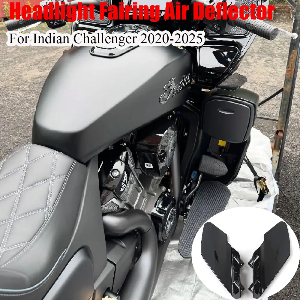 

For Indian Challenger 2020-2025 PC Windshield Cover New Colorful Durable Accessories Motorcycle Headlight Fairing Air Deflector