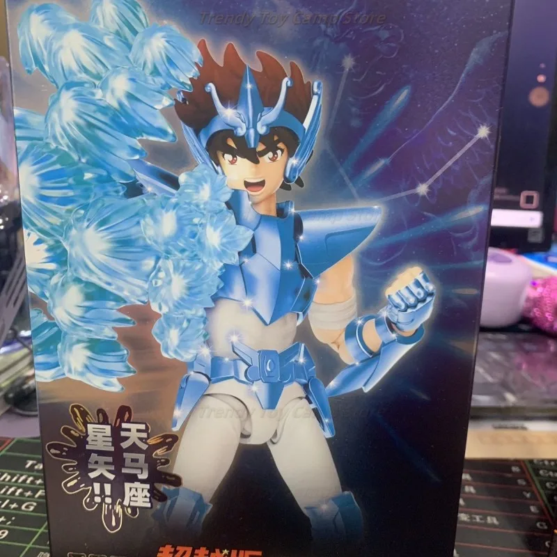 

BLK BLOKEES Original Saint Seiya Second bullet Taurus Pegasus Sagittarius Assembled Action Figure Anime Toys Christmas Gift