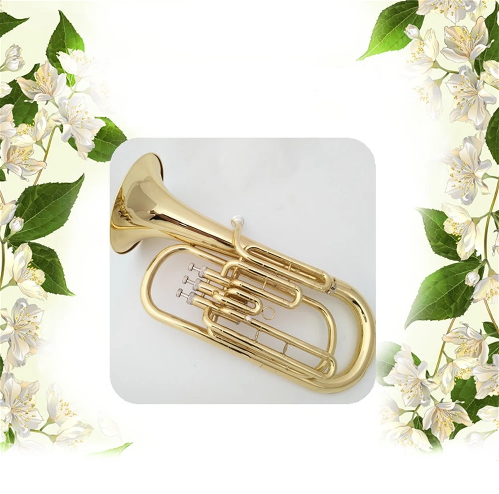 

Hooqu B Flat Brass Baritone Tuba Trumpet For Sale
