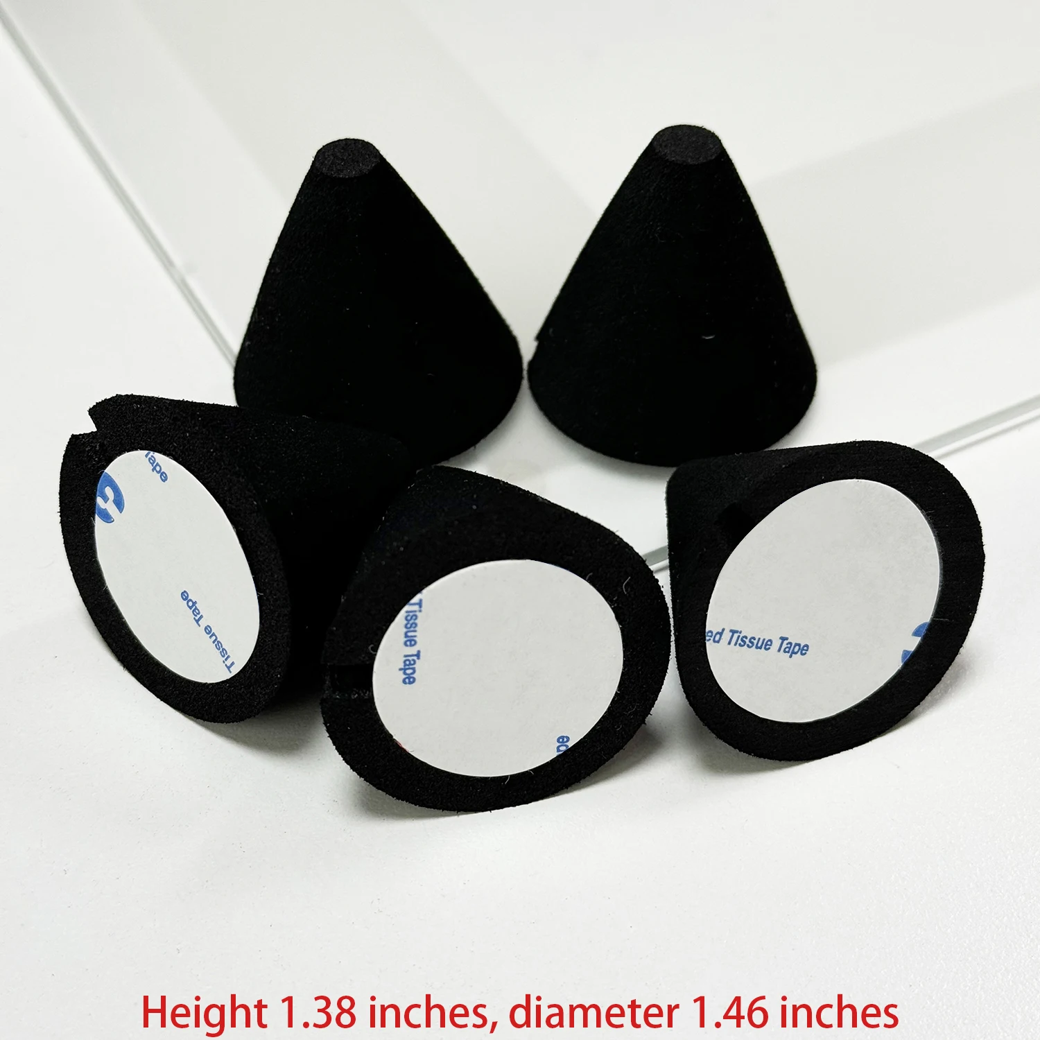 5pcs Electronic Drum Trigger Sponge Cone cushion Compatible With  Roland PD125 PD105 PD128 PD108 PD85 PDX100 1.38*1.46inch