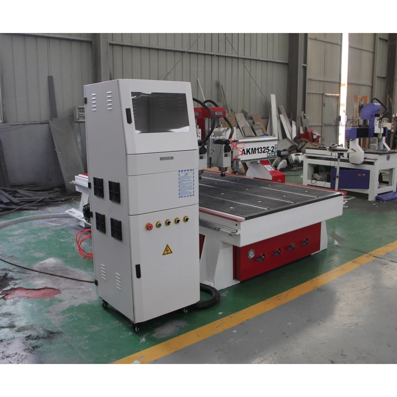 1300x2500mm Dual Head CNC Router Double Head Cutting Machine High Production Efficiency for Acrylic Plastic Woodworking