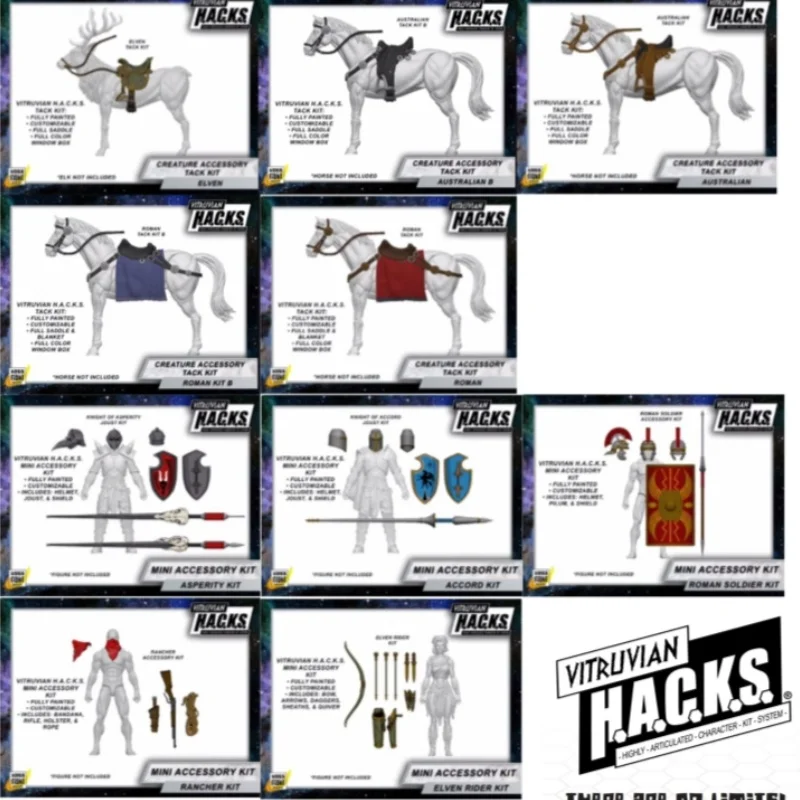 BFS 1/18 3.75inch Action Figure Vitruvian H.A.C.K.S.Rancher Accessory Kit Anime For Gift Free Shipping