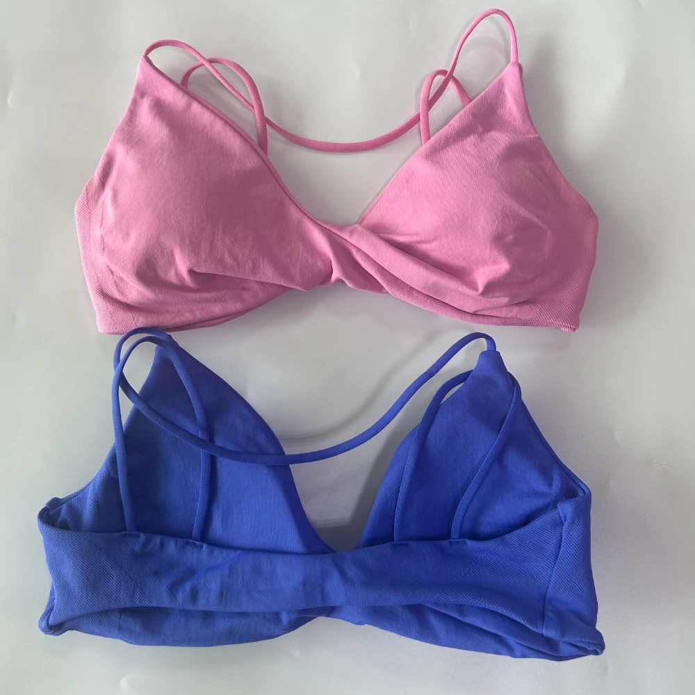 2-teiliges Set mit ausgestellten Leggings für Damen, Sport-BH mit Twist-Front, weite Yoga-Hose, nahtloses Yoga-Set, Trainingskleidung, Trainingsanzüge – Detail 22