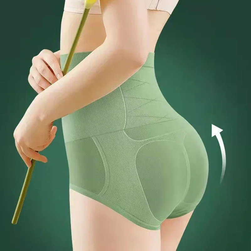 High Waist Seamless Women's Flat Belly Panties Hip Lift Briefs Breathable Underwear Postpartum Shaper Slim Shaperwear Pantalones image 2