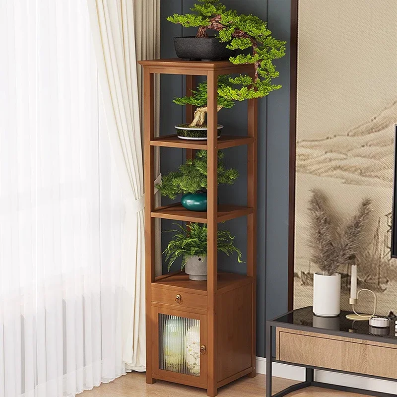 رفوف نباتات خشبية إسكندنافية رف زهور أصلي رفوف نباتات داخلية متعددة الطبقات أثاث حديقة خارجي Porte-plantes FYPS #3
